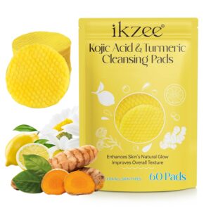 IKZEE Kojic Acid & Turmeric Cleansing Pads - 60Pcs